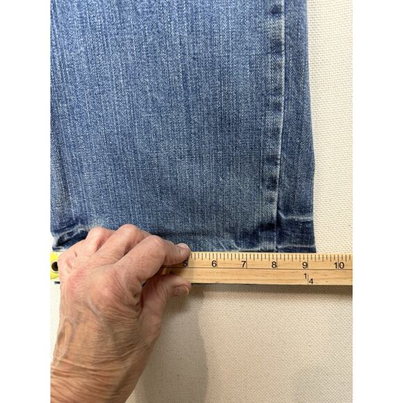 Wrangler Bootcut Men's Jeans Blue Denim Sz 33x36 (34) Cowboy Rancher Rodeo Work - Picture 9 of 16